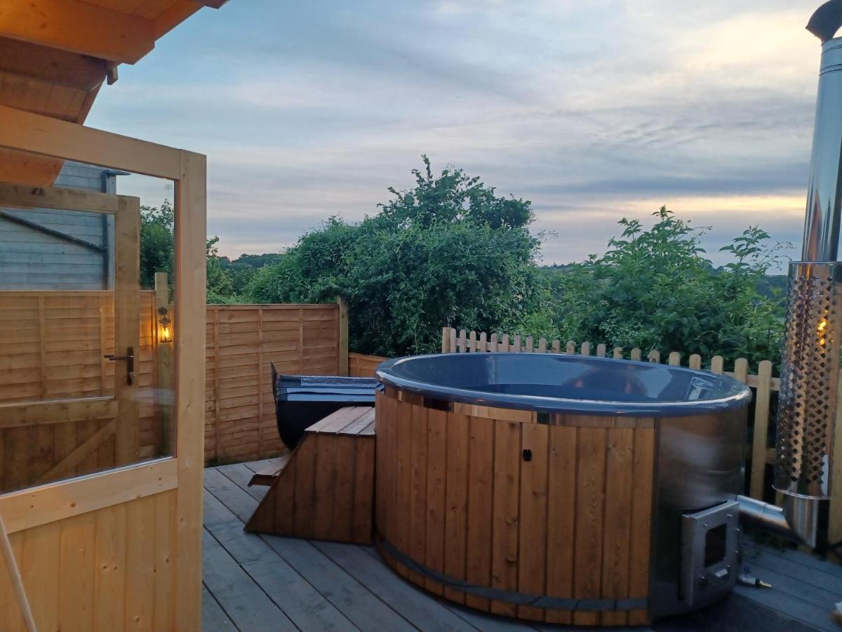 Norwell View Farm Glamping With Hot Tubs Otel Bath Dış mekan fotoğraf
